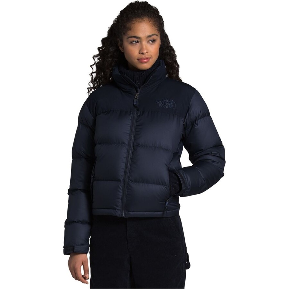 NORTH FACE WOMENS ECO NUPTSE JACKET AVIATOR NAVY